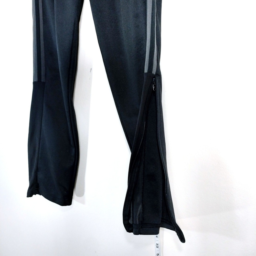 Adidas Youth Black Track Pants; Aeroready Primegreen Soccer Training Joggers - Picture 8 of 8